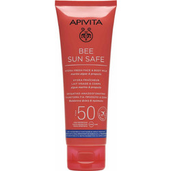Apivita Bee Sun Safe Hydra Fresh Αντηλιακό Γαλάκτωμα Προσώπου & Σώματος SPF50 100ml