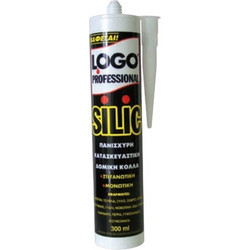 Σιλικόνη Professional Silic 300ml LOGO - Διαφανής