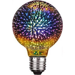 Διακοσμητική λάμπα πυροτεχνημάτων EXTRA STAR 3D E27 G80