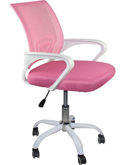 Woodwell BF2101 SC Καρέκλα Γραφείου με Στήριξη Μέσης Ροζ ΕΟ254,7SC