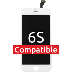 For iPhone/iPad (AP6S001W3) LCD Complete - White, (Compatible) for model iPhone 6S