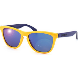 Oakley OO9013 24 Ανδρικά Γυαλιά Ηλίου Τετράγωνα Κοκάλινα Μπλε με Μπλε Καθρέπτη Φακό