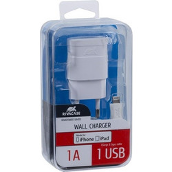 RIVAPOWER Φορτιστής με Καλώδιο Lightning με Θύρα USB-A White VAD2