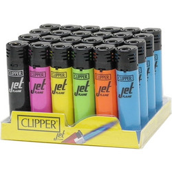 CLIPPER JET SOFT COLOUR D24 (κουτί με 24 αναπτήρες)
