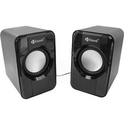 Kisonli S-444 Ηχεία Υπολογιστή 2.0 3W Black