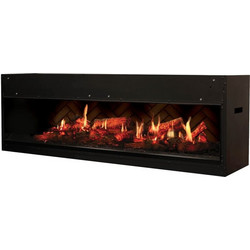 Dimplex Opti V Double Ηλεκτρικό Τζάκι Τοίχου 70W Μ135.6xΥ45xΒ34.5cm