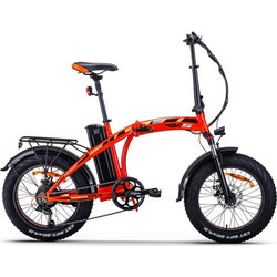 RKS RKIII Ηλεκτρικό Ποδήλατο Πόλης 20" 250W με 7 Ταχύτητες και Δισκόφρενα Πορτοκαλί