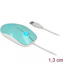 DeLOCK 12538 Ενσύρματο Ποντίκι Turquoise