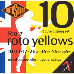 Rotosound R10-7 Σετ 7 Χορδές Ηλεκτρικής Κιθάρας Nickel Plated Steel 10-56"