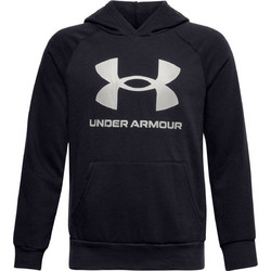 Under Armour Rival Παιδικό Φούτερ με Κουκούλα Μαύρο 1357585-001