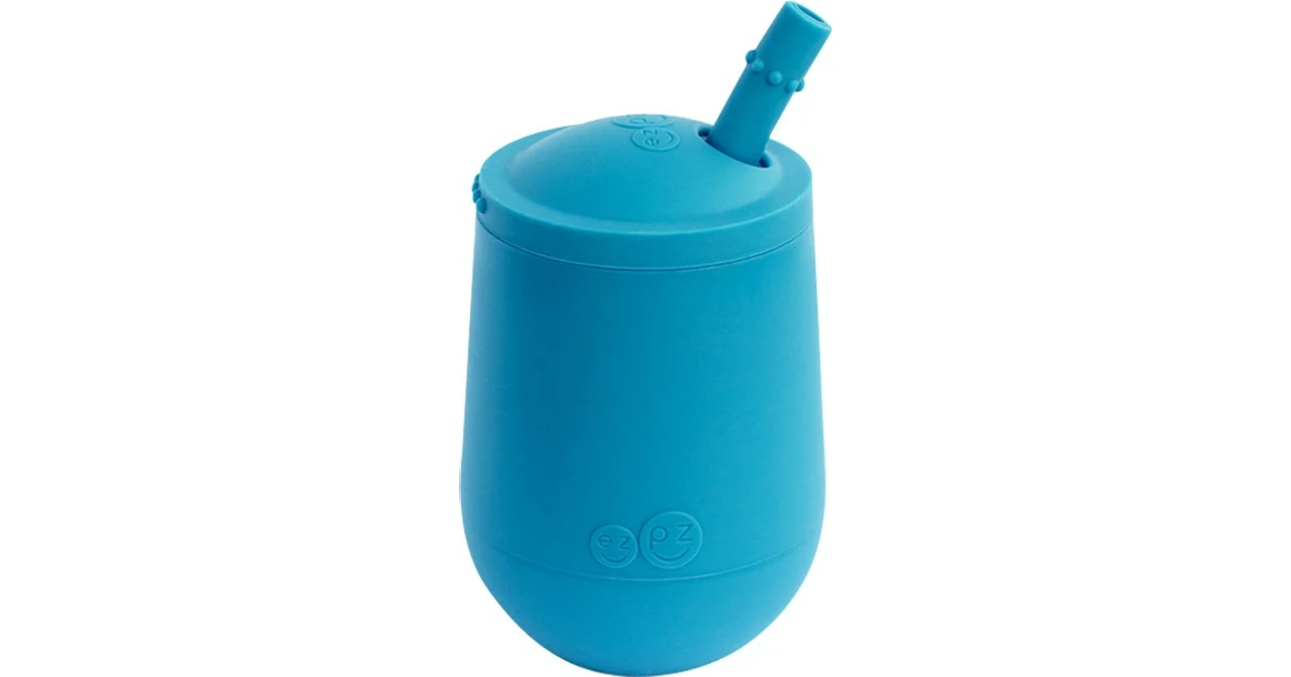 Ezpz Mini Cup με Καλαμάκι Blue 120ml BestPrice.gr