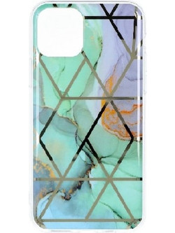 ΘΗΚΗ ΣΙΛΙΚΟΝΗΣ FORCELL MARBLE COSMO ΓΙΑ IPHONE 12 - ΣΧΕΔΙΟ 3