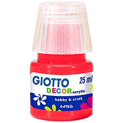 Giotto Ακρυλικό Χρώμα Decor Matt 25ml Scarlet Red (F538108)