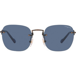 Vogue VO4217S 5135/80 Γυναικεία Γυαλιά Ηλίου Τετράγωνα Μεταλλικά Μαύρα με Μπλε Φακό