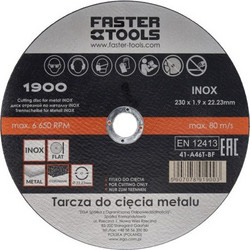 Δίσκος Κοπής μεταλλων & Inox Φ115 X 1,0mm EGA1383 5907078913834