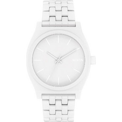 Nixon Time Teller Ανδρικό Ρολόι με Λευκό Μεταλλικό Μπρασελέ A045-126-00