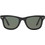 Ray-Ban RB2140 6066/58 Ανδρικά Γυαλιά Ηλίου Τετράγωνα Κοκάλινα Μαύρα με Μαύρο Polarized Φακό