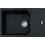 Franke Urban UBG 611-78 XL Matt Black Ένθετος Νεροχύτης Γρανίτη Αντιστρεφόμενος Ματ 78x50cm