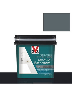 V33 Renovation Perfection Bathroom Χρώμα Πλακιδίων Anthracite Satin 0.75lt