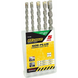 ΣΕΤ ΤΡΥΠΑΝΙΑ SDS PLUS 5τμχ FF GROUP 2pcs 6x160, 2pcs 8x160, 1pc 10x160 43405