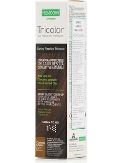 Homocrin Tricolor Καστανό Ανοιχτό Φυτικό Spray Βαφής Μαλλιών 75ml