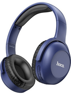 Hoco W33 Ασύρματα Bluetooth Ακουστικά Over Ear Μπλε