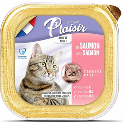 Plaisir Adult Pate Sterilised Salmon 100gr
