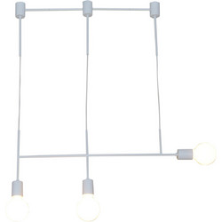 Home Lighting Megan White Κρεμαστό Φωτιστικό Οροφής Τρίφωτο G9 Μαύρο 77-3817