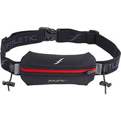 Fitletic Single Race Pouch Τσαντάκι Μέσης για Τρέξιμο Μαύρo N01R-2