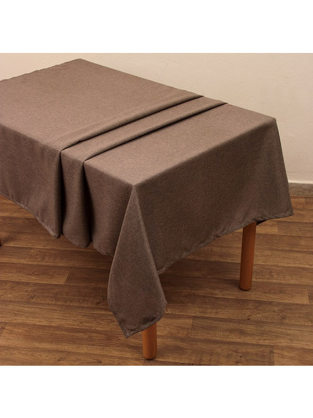 Τραπεζομάντηλο 145X145 Viopros Ιζι Σοκολά (145x145)