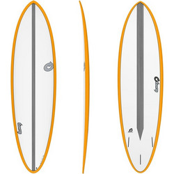 Σανίδα surf Torq 6'8'' Epoxy TET CS Fun Carbon Orange