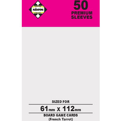 Θήκες για Κάρτες Επιτραπέζιων Παιχνιδιών Premium Sleeves 61x112 Tarrot 50τεμ - Κάισσα