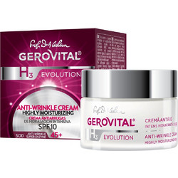 Gerovital H3 Evolution Anti-Wrinkle Intense Hydration Cream SPF10 50ml