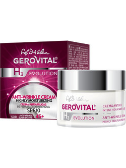 Gerovital H3 Evolution Anti-Wrinkle Intense Hydration Cream SPF10 50ml