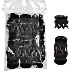 Κλιπ Κλαμεράκια Μίνι Μαύρα 12τεμ 2cm 4teen4ty 4089 - 12 ΤΕΜ 20-69
