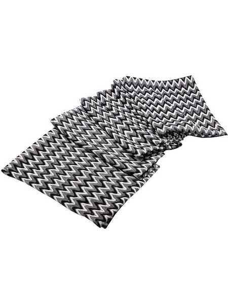 Τραπεζομάντηλο 120x120cm λευκό-μαύρο Espiel HEM112
