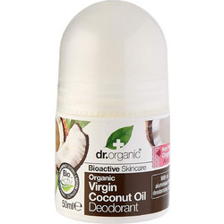 Dr. Organic Coconut Oil Φυσικό Αποσμητικό Roll On Χωρίς Αλουμίνιο 50ml