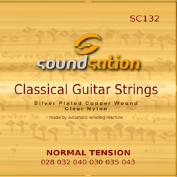 Soundsation SC 132 Σετ 6 Χορδές Κλασικής Κιθάρας Nylon Normal Tension