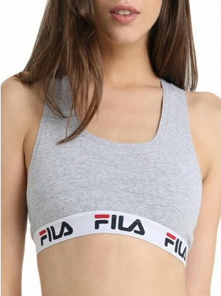 Fila Urban Αθλητικό Μπουστάκι με Μέτρια Στήριξη Γκρι FU6042-400