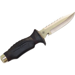 Underwater kinetics Blue Tang Hydralloy Drop Point - Black