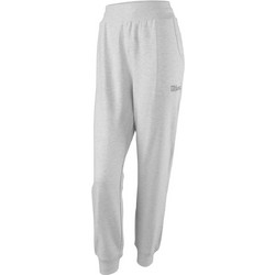 Wilson Chi Cotton Tennis Γυναικείο Παντελόνι Φόρμας Fleece με Λάστιχο Γκρι WRA7929-01