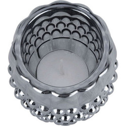 Κηροπήγιο Για Ρεσώ Sparkle Dots PT3767BK Φ8x6cm Black Present Time Γυαλί