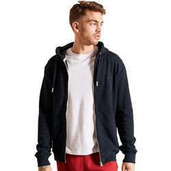 Superdry Vintage Logo Ανδρική Ζακέτα Φούτερ με Κουκούλα και Φερμουάρ Μπλε M2011883A-98T