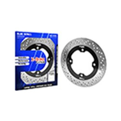 ΠΙΣΩ ΔΙΣΚΟΠΛΑΚΑ HONDA TRANSALP/SH125/SH150 ΣΤΡΟΓΓΥΛΗ ΑΣΗΜΙ-ΜΑΥΡΟ XBRAKE