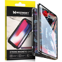 Wozinsky Full Magnetic Back Cover Black Transparent (Samsung Galaxy A72 4G)