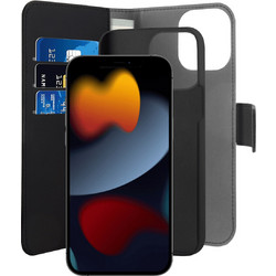 Puro Detachable Θήκη Βιβλίο Black (iPhone 13 Pro)
