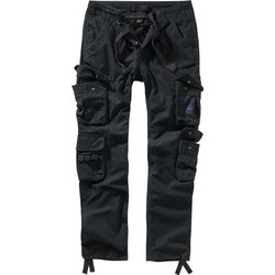Brandit Ανδρικό Παντελόνι Cargo Joggers Slim Εφαρμογή Μαύρο 1016
