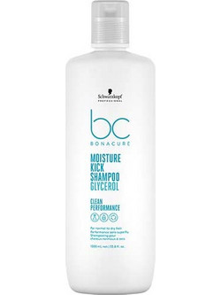 Schwarzkopf Bc Bonacure Moisture Kick Glycerol Σαμπουάν για Επανόρθωση για Ξηρά & Σγουρά Μαλλιά 1lt