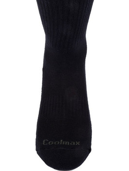 Ανδρικές Βαμβακερές Κάλτσες Coolmax Μαύρο