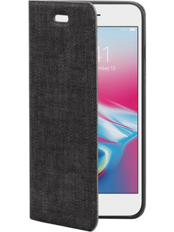 Vivid Fabric Book Case Black (iPhone 6 Plus / 7 Plus / 8 Plus)